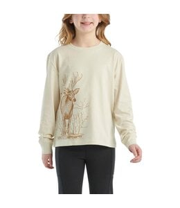 Carhartt Girl's Long-Sleeve Deer T-Shirt CA706