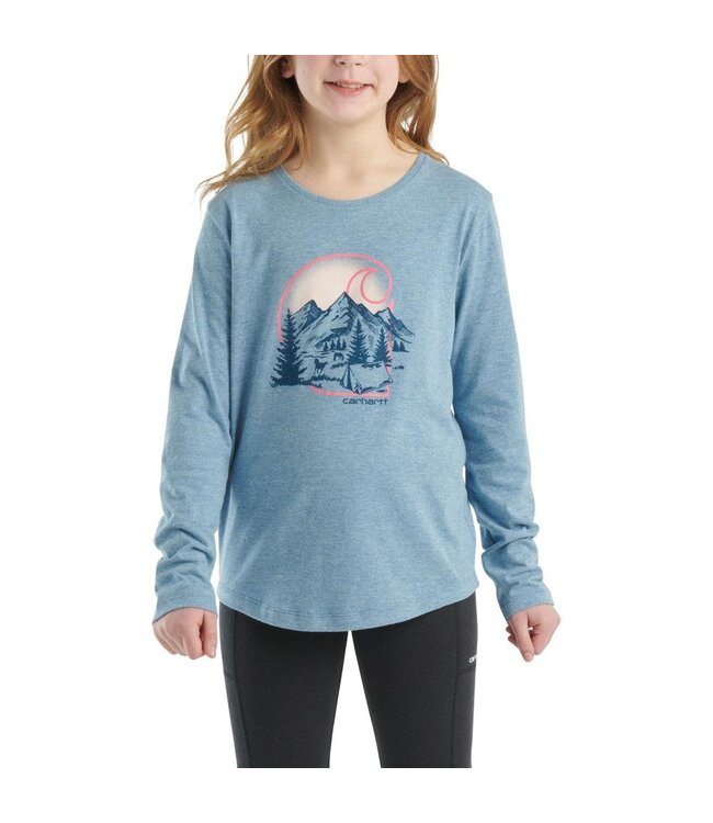 Carhartt Girl's Long-Sleeve Camping T-Shirt CA7063