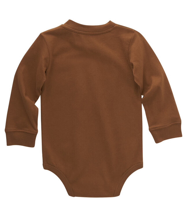 Carhartt Kid's Infant Long-Sleeve Pocket Bodysuit CA5002