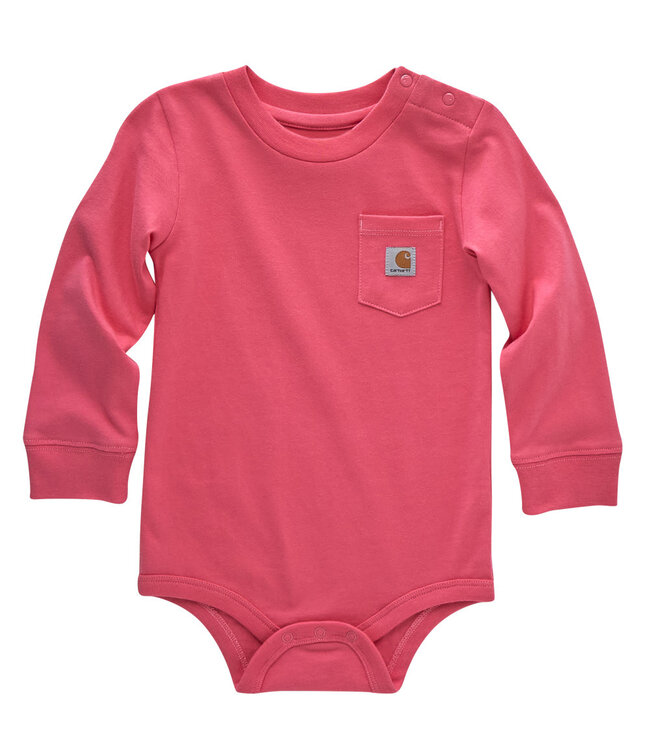 Carhartt Kid's Infant Long-Sleeve Pocket Bodysuit CA5002