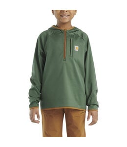 Carhartt Boy's Force Long-Sleeve Quarter Zip Sweatshirt CA6588