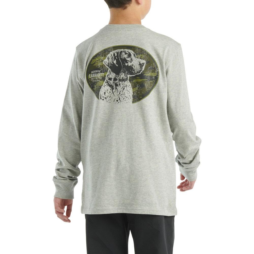 Carhartt Boy's Long-Sleeve Dog Graphic Pocket T-Shirt