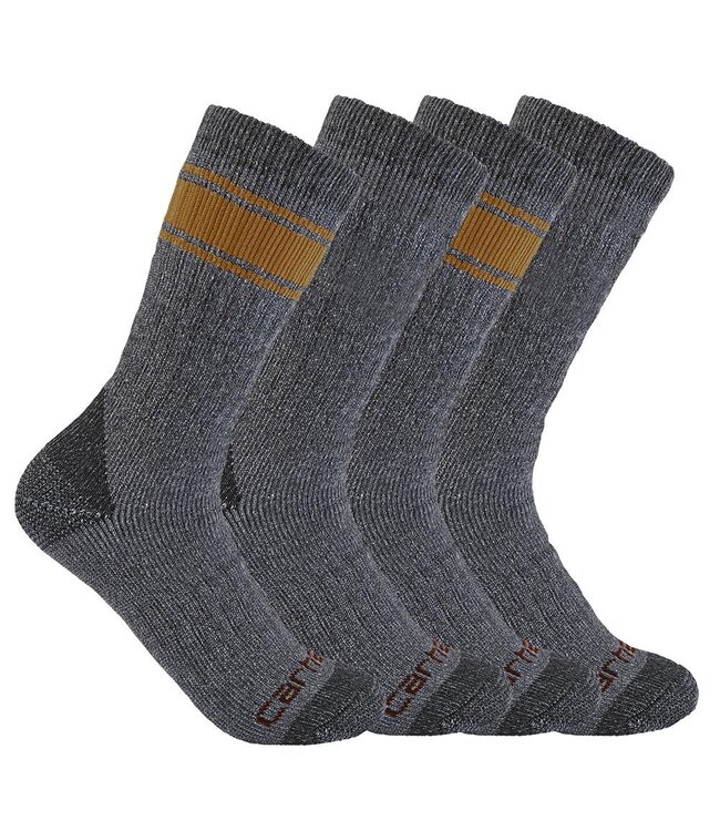 Carhartt Men's Heavyweight Crew Sock 4-Pack SC1054M