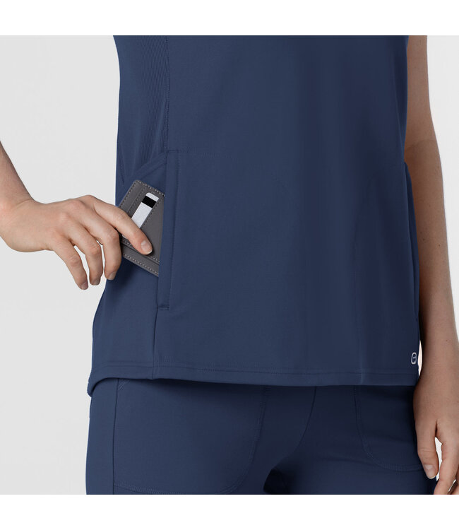 Wink Women's RENEW Knit Flex-n-Reach V-Neck Raglan Scrub Top 6259