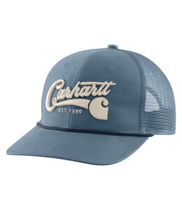 Carhartt Men's Canvas Mesh-Back Script Cap 106344