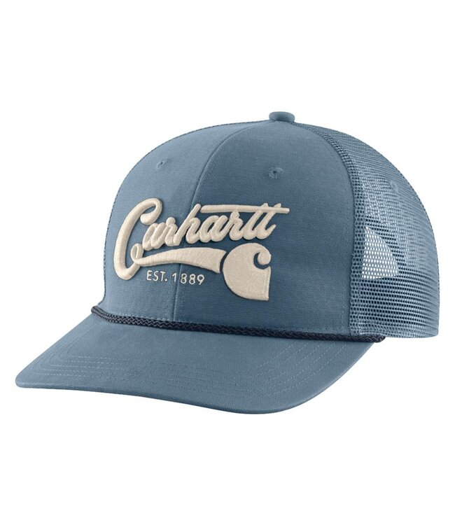Carhartt Men's Canvas Mesh-Back Script Cap 106344