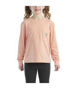 Carhartt Girl's Long-Sleeve Graphic Pocket T-Shirt CA7071