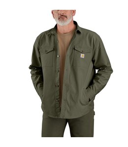 Carhartt Men's Montana Rugged Flex Loose Fit Heavyweight Duck Shirt Jac 106384
