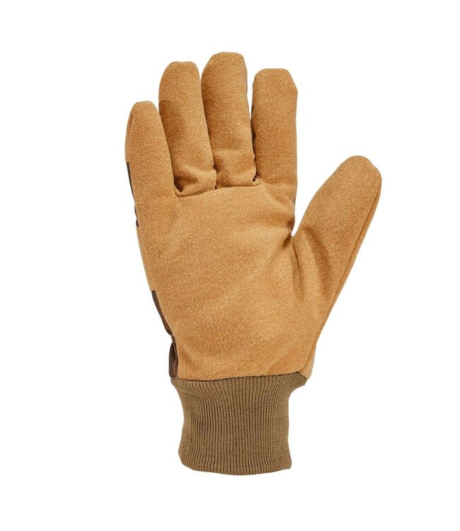 Carhartt Men's Insulated Synthetic Suede Knit Cuff Glove GW0827M