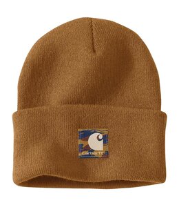 Carhartt Men's Knit Camo Patch Beanie 106336