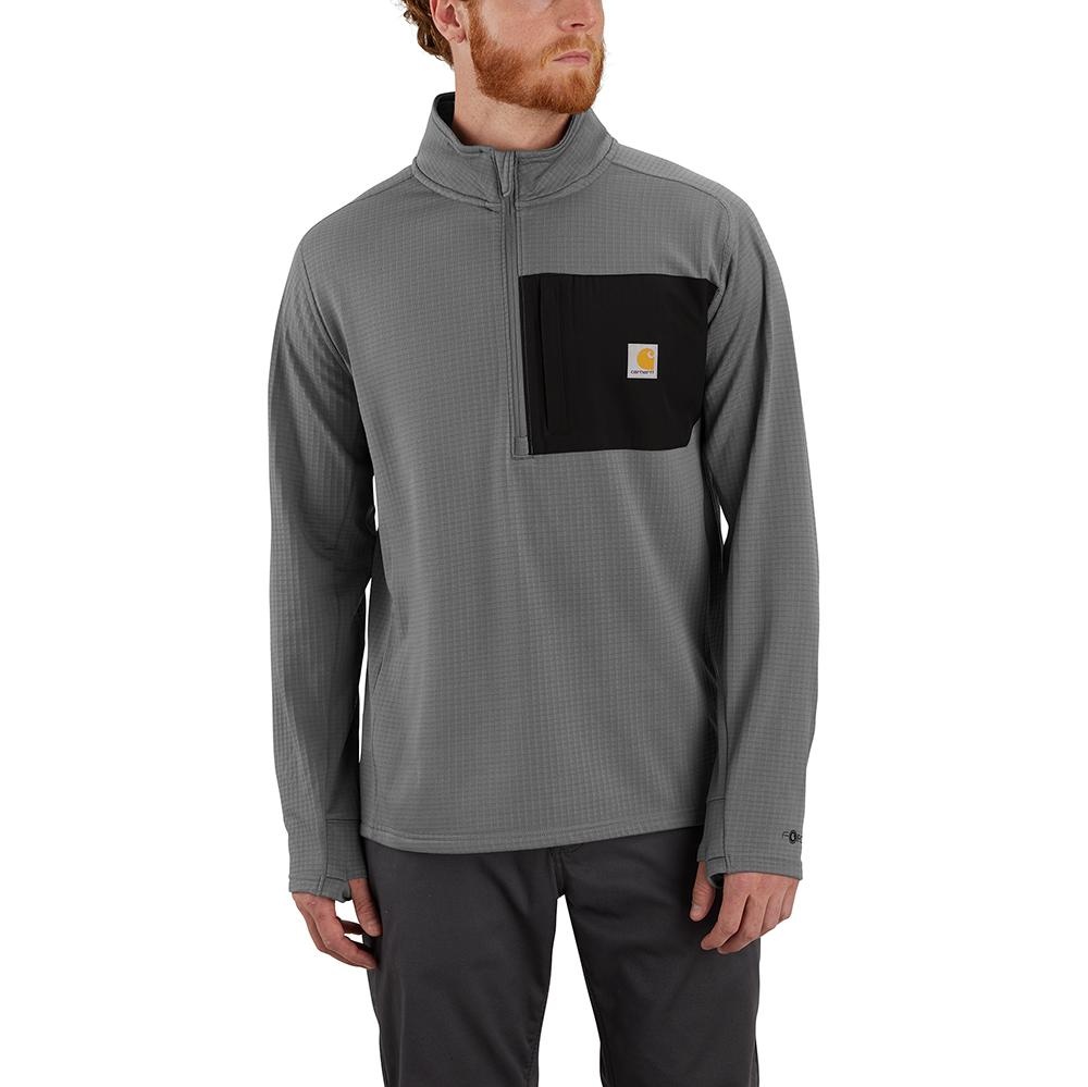 Carhartt Men's Force Relaxed Fit Half Zip T-Shirt - Traditions