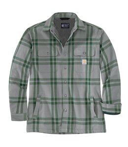 Carhartt Men's Relaxed Fit Flannel Sherpa-Lined Shirt Jac 106354