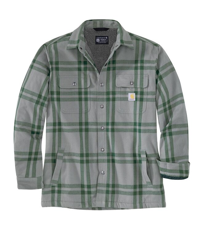 Carhartt Men's Relaxed Fit Flannel Sherpa-Lined Shirt Jac 106354