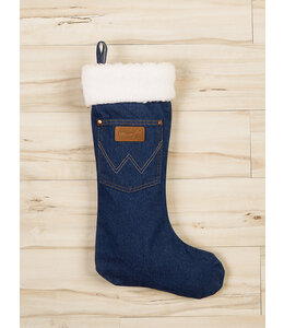 Wrangler Sherpa Denim Christmas Stocking 1WRCHSP