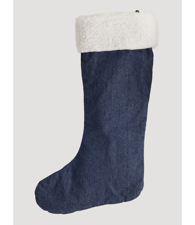 Wrangler Sherpa Denim Christmas Stocking 1WRCHSP