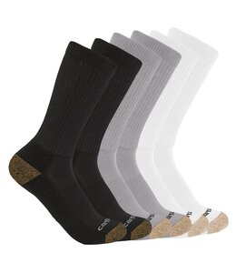 Carhartt Men's Midweight Crew Sock 6-Pack SC1136M