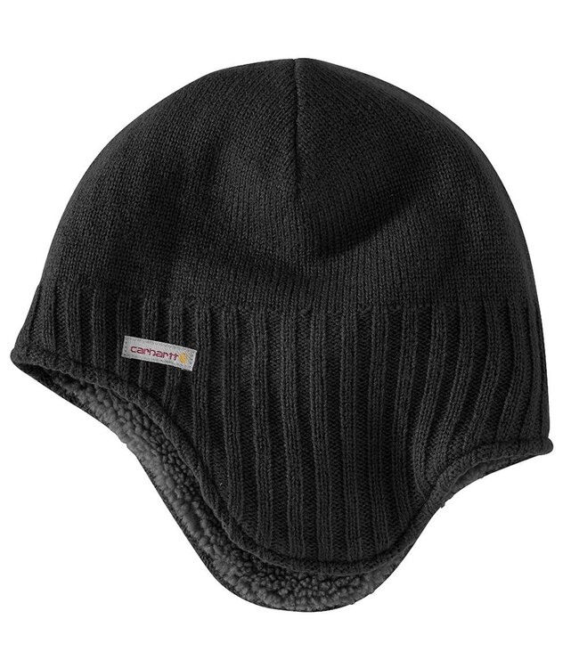 Carhartt Men's Knit Sherpa Lined Earflap Hat 106390