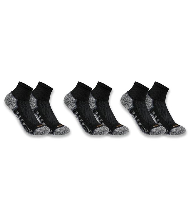 Carhartt Men's Force® Midweight Quarter Sock 3-Pack SQ5283M