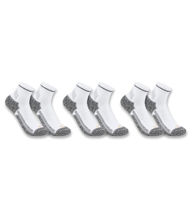Carhartt Men's Force® Midweight Quarter Sock 3-Pack SQ5283M
