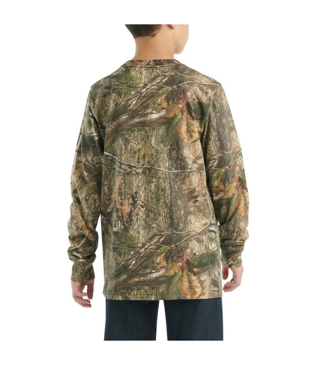 Carhartt Boy's Long-Sleeve Camo Pocket T-Shirt CA6595