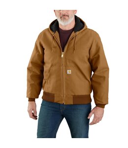 Carhartt Men's Loose Fit Firm Duck Insulated Flannel-Lined Active Jac 106673