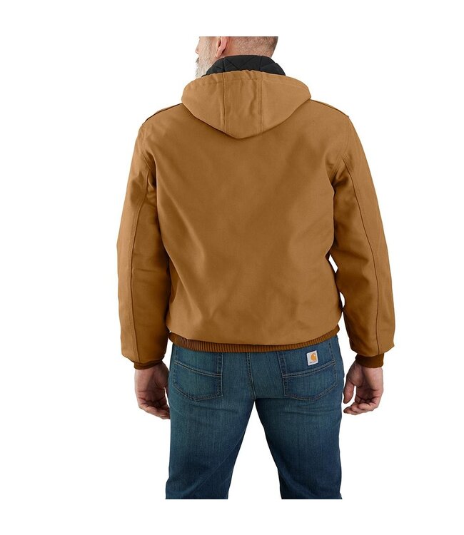 Carhartt Men's Loose Fit Firm Duck Insulated Flannel-Lined Active Jac 106673