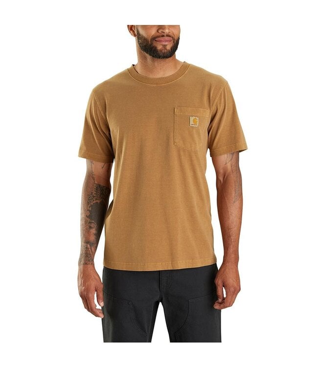 Carhartt Men's Relaxed Fit Lightweight Short-Sleeve Garment Dyed Pocket T-shirt 106252