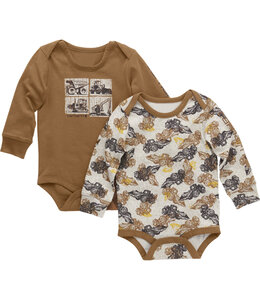 Carhartt Boy's Infant Long-Sleeve Bodysuit 2pc Set CG8933