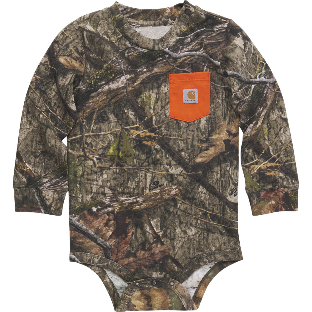 Carhartt Boy's Infant Long-Sleeve Camo Pocket Bodysuit - Traditions Clothing & Gift Shop Carhartt Boy's Infant Long-Sleeve Camo Pocket Bodysuit - Traditions Clothing & Gift Shop