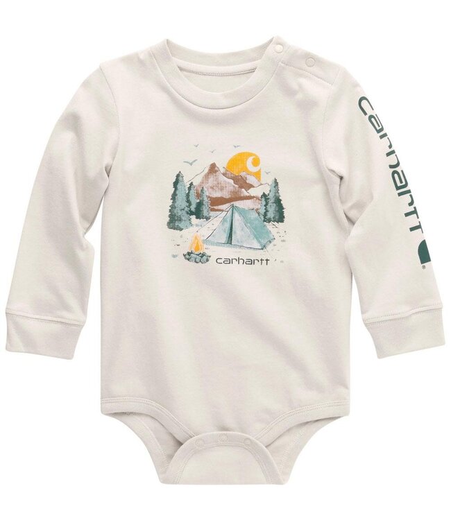 Carhartt Boy's Infant Long-Sleeve Camping Bodysuit CA6558