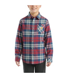 Carhartt Boy's Long-Sleeve Flannel Button-Front Shirt CE8204