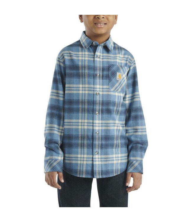 Carhartt Boy's Long-Sleeve Flannel Button-Front Shirt CE8204