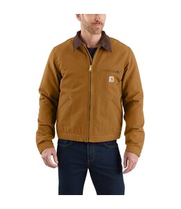 Carhartt Men's Relaxed Fit Duck Blanket-Lined Detroit Jacket 103828