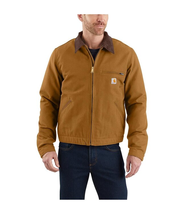 Carhartt Men's Relaxed Fit Duck Blanket-Lined Detroit Jacket 103828