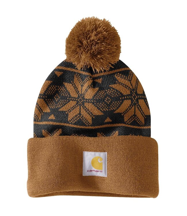 Carhartt Women's Knit Pom Jacquard Beanie 106647