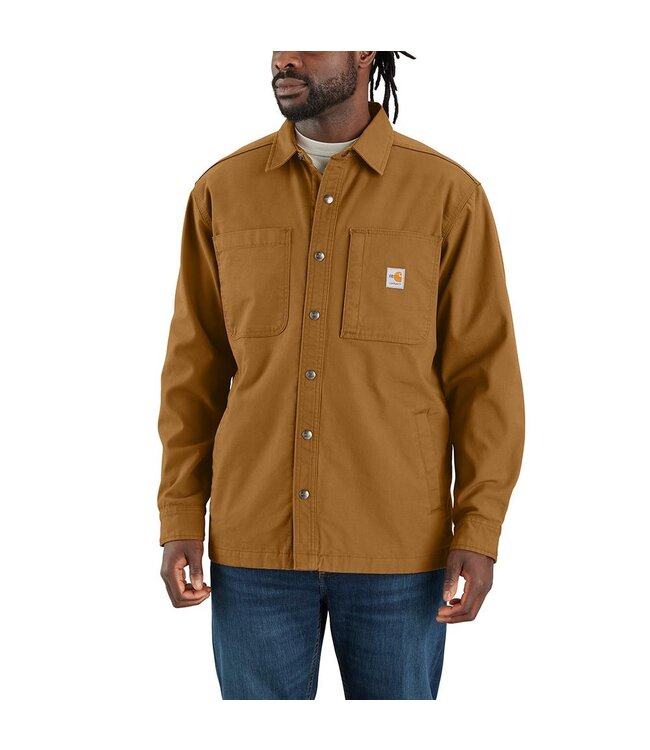 Carhartt Men's Flame-Resistant Rugged Flex Canvas Shirt Jac 105978