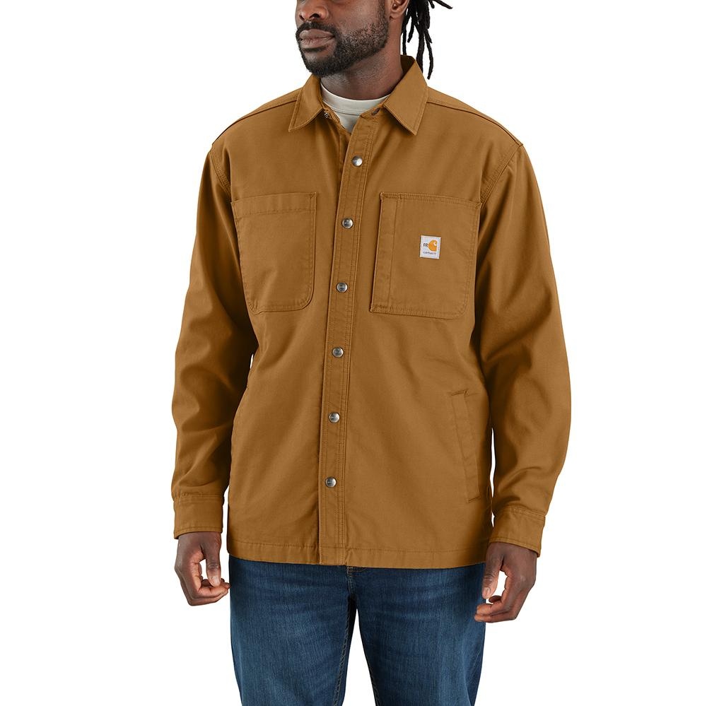 Carhartt Men's FlameResistant Rugged Flex Canvas Shirt Jac