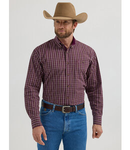 Wrangler Men's George Strait Long-Sleeve Button Down One Pocket Shirt 112356608