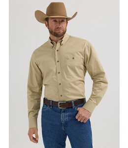 Wrangler Men's George Strait Long-Sleeve Button Down One Pocket Shirt 112356610
