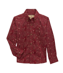 Wrangler Men's Classic Long-Sleeve Button Down Shirt 112355254