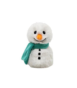 Warmies Green Scarf Snowman Junior