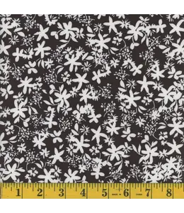 Mook Fabrics Yard of DTY Brushed EK, Black Fabric 135516