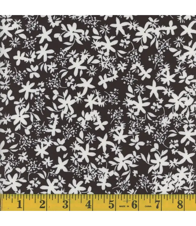 Mook Fabrics Yard of DTY Brushed EK, Black Fabric 135516