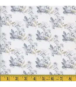 Mook Fabrics Yard of Dotted Dobby, Viorica-Demin Fabric 132804