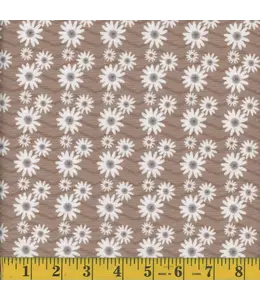 Mook Fabrics Yard of Spotted Cord Poly, Lizziann- Tan Fabric 135458
