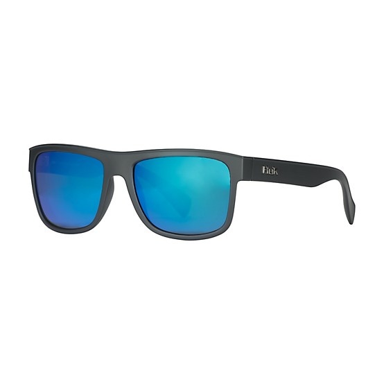 SpiderWire Sunglasses - Crystal Dark Grey Frame, Smoke/Blue Mirror Lens, SPW009 Model