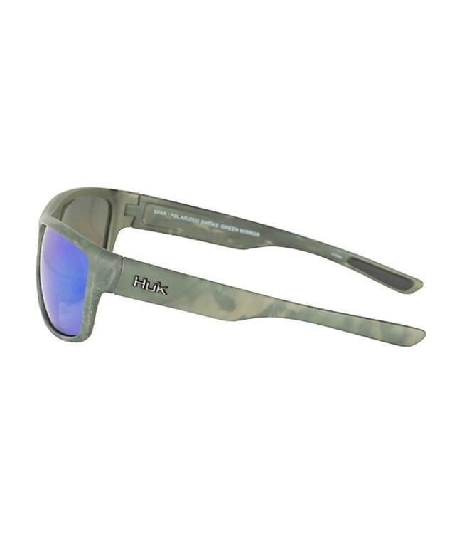 HUK Men's Spar Southern Tier Subphantis/Smoke/Green Mirror Sunglasses E0000245-301