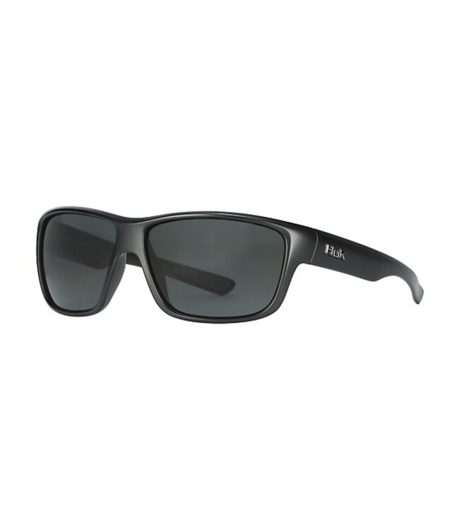 HUK Men's Spar Matte Black/Gray Lens Sunglasses E0000245-001
