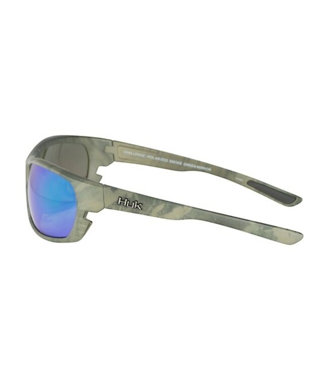 HUK Men's Challenge Southern Tier Subphantis/Smoke/Green Mirror Sunglasses E0000246-301