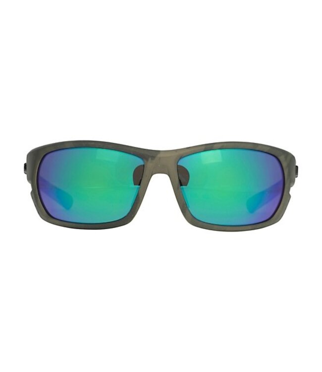 HUK Men's Challenge Southern Tier Subphantis/Smoke/Green Mirror Sunglasses E0000246-301